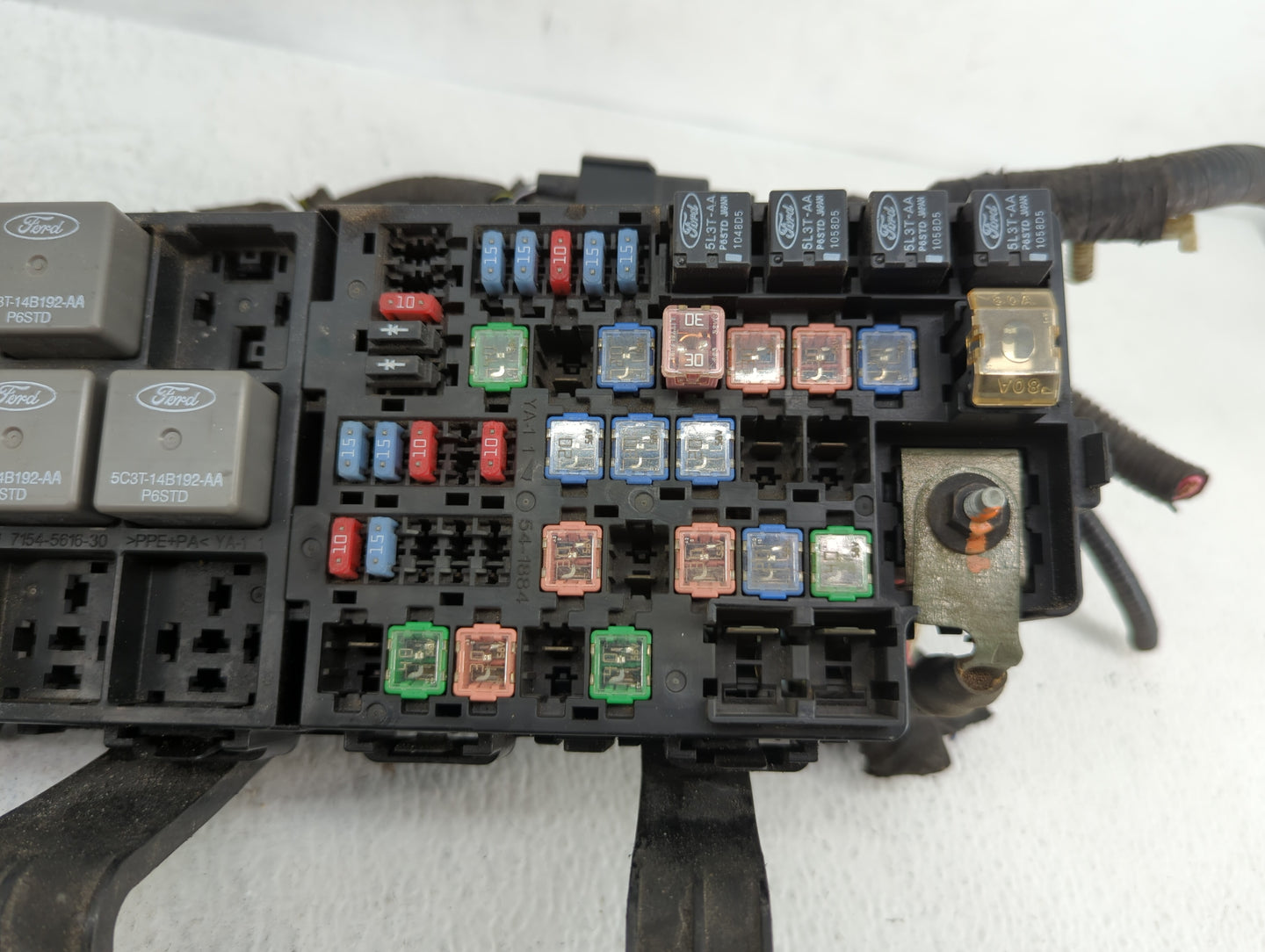 2007-2010 Lincoln Mkz Fusebox Fuse Box Panel Relay Module P/N:AH6T-14290-B 9H61-14290-B Fits Fits 2007 2008 2009 2010 OEM Us