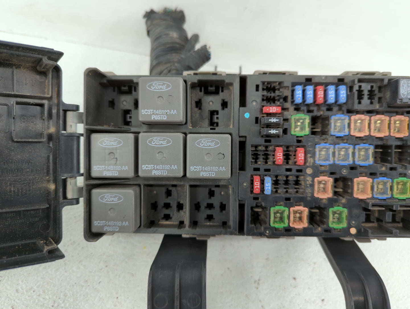 2007-2010 Lincoln Mkz Fusebox Fuse Box Panel Relay Module P/N:8H6T-14290-B AH6T-14290-A Fits Fits 2007 2008 2009 2010 OEM Us