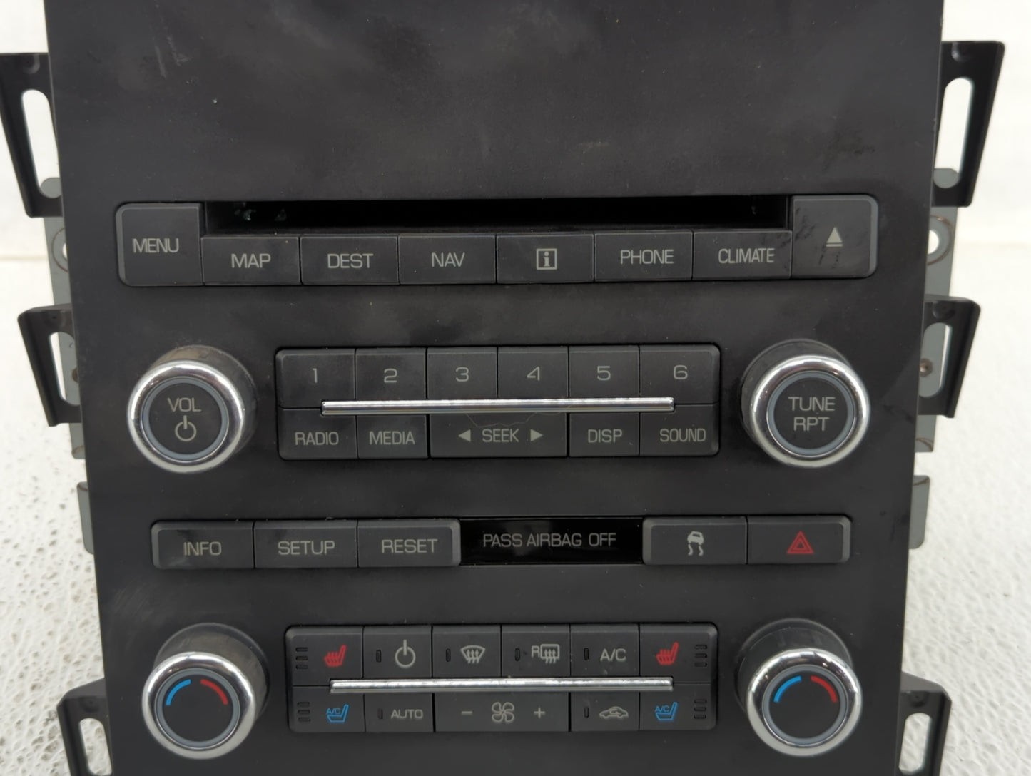 2010 Lincoln Mkz Radio AM FM Cd Player Receiver Replacement P/N:9H6T-19C156-DC 9H6T-19C156-DB Fits OEM Used Auto Parts - Oem