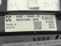 2010 Lincoln Mkz Instrument Cluster Speedometer Gauges P/N:AH6T-10489-CC Fits OEM Used Auto Parts - Oemusedautoparts1.com