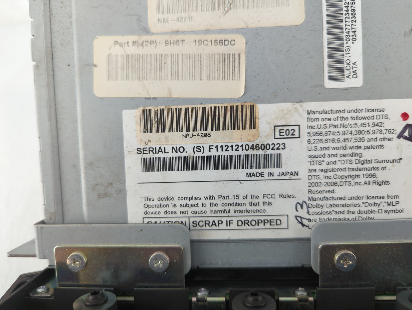 2010-2010 Lincoln Mkz Am Fm Cd Player Radio Receiver - Oemusedautoparts1.com