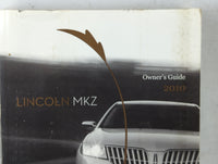 2010 Lincoln Mkz Owners Manual Book Guide P/N:AH6J 19A321 AC OEM Used Auto Parts - Oemusedautoparts1.com