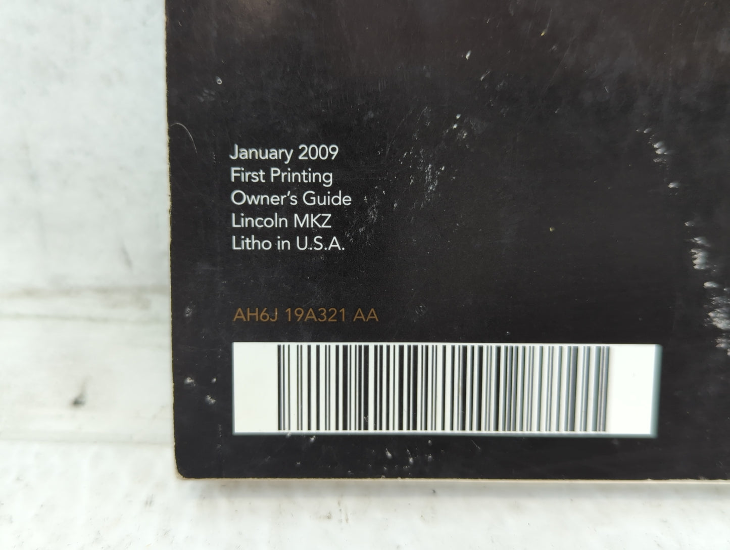 2010 Lincoln Mkz Owners Manual Book Guide P/N:AH6J 19A321 AA OEM Used Auto Parts - Oemusedautoparts1.com