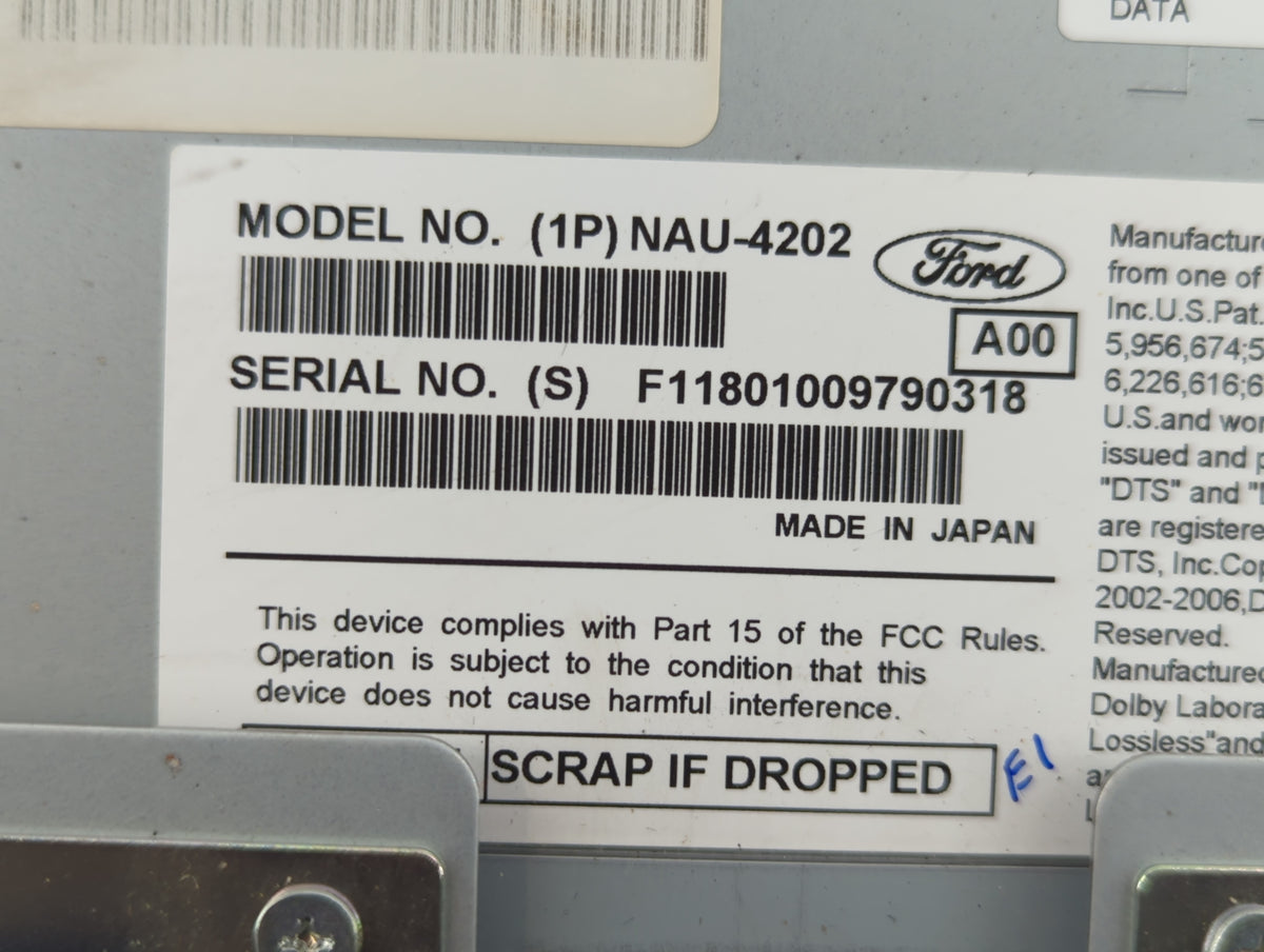 2010-2010 Lincoln Mkz Am Fm Cd Player Radio Receiver 742335 - Oemusedautoparts1.com