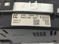 2010 Lincoln Mkz Instrument Cluster Speedometer Gauges P/N:AH6T-10489-CC Fits OEM Used Auto Parts - Oemusedautoparts1.com