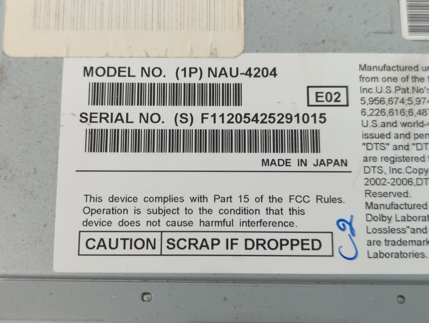 2010 Lincoln Mkz Radio AM FM Cd Player Receiver Replacement Fits OEM Used Auto Parts - Oemusedautoparts1.com