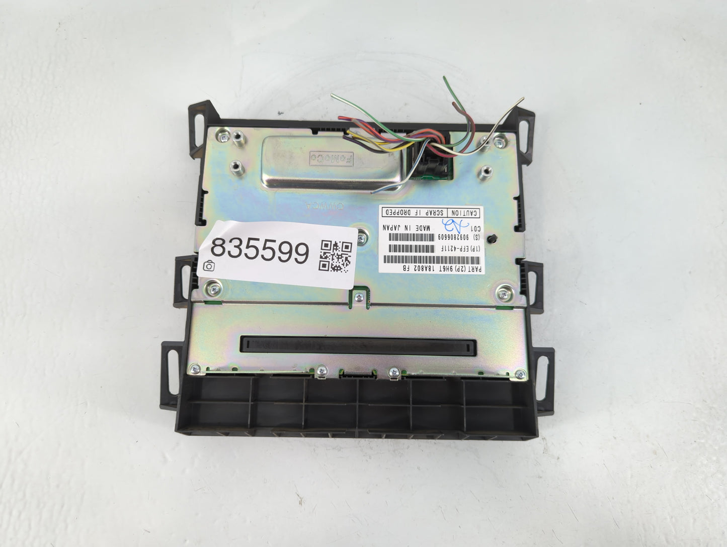 2010 Lincoln Mkz Radio AM FM Cd Player Receiver Replacement P/N:9H6T 18A802 FB Fits OEM Used Auto Parts - Oemusedautoparts1.