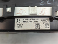 2010 Lincoln Mkz Instrument Cluster Speedometer Gauges P/N:AH6T-10849-AE AH6T-10849-AA, AH6T-10849-AB, AH6T-10849-AC Fits OE