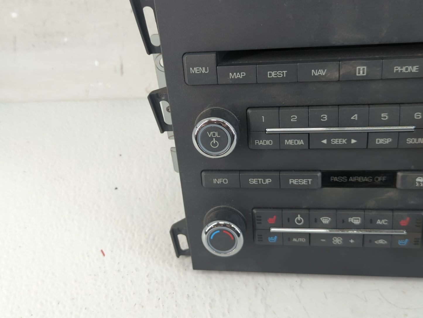 2010 Lincoln Mkz Radio AM FM Cd Player Receiver Replacement P/N:9H6T 18K931DC F11801317890428, NAU-4202 Fits OEM Used Auto P