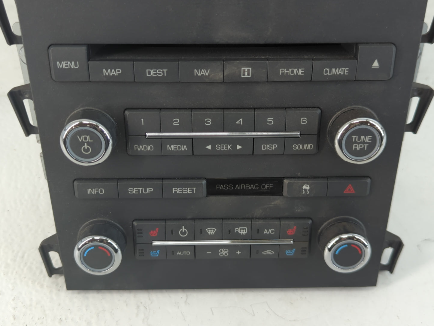 2010 Lincoln Mkz Radio AM FM Cd Player Receiver Replacement P/N:9H6T 18K931DC F11801317890428, NAU-4202 Fits OEM Used Auto P