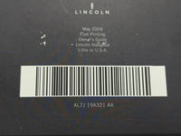 2010 Lincoln Navigator Owners Manual Book Guide P/N:AL7J 19A321 AA OEM Used Auto Parts - Oemusedautoparts1.com