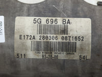 2010 Lincoln Navigator Driver Left Cylinder Head Valve Cover P/N:5G 696 BA Fits OEM Used Auto Parts - Oemusedautoparts1.com