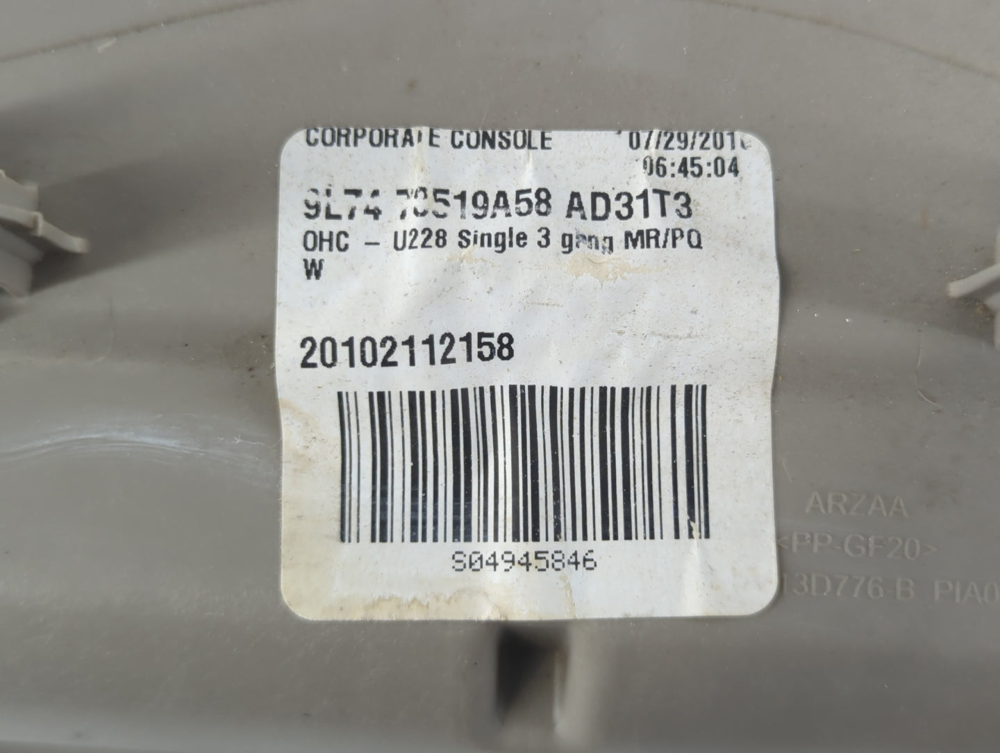 2009-2010 Lincoln Navigator Overhead Roof Console Interior Dome Light - Oemusedautoparts1.com