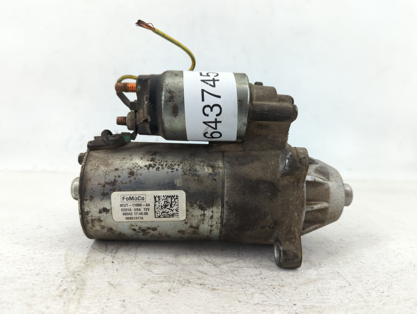 2009-2011 Lincoln Town Car Car Starter Motor Solenoid OEM P/N:9C2T-11000-AA Fits OEM Used Auto Parts - Oemusedautoparts1.com