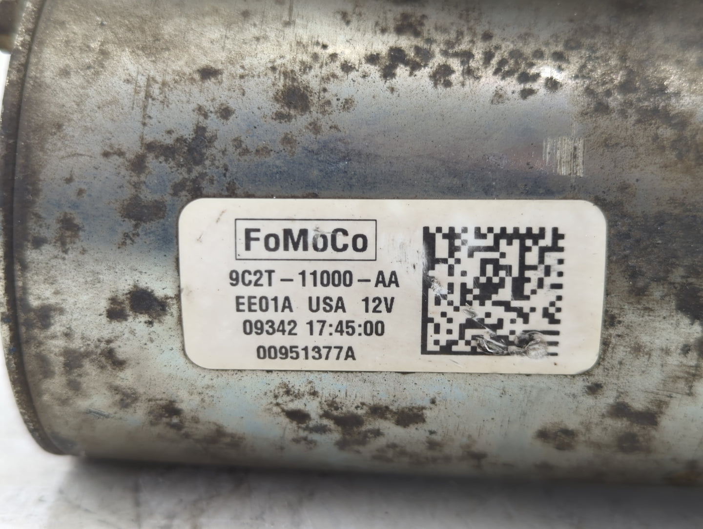 2009-2011 Lincoln Town Car Car Starter Motor Solenoid OEM P/N:9C2T-11000-AA Fits OEM Used Auto Parts - Oemusedautoparts1.com