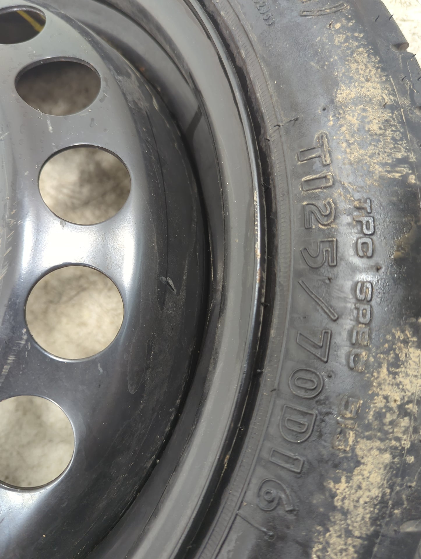 2010 Malibu Malibu Spare Donut Tire Wheel Rim Oem - Oemusedautoparts1.com
