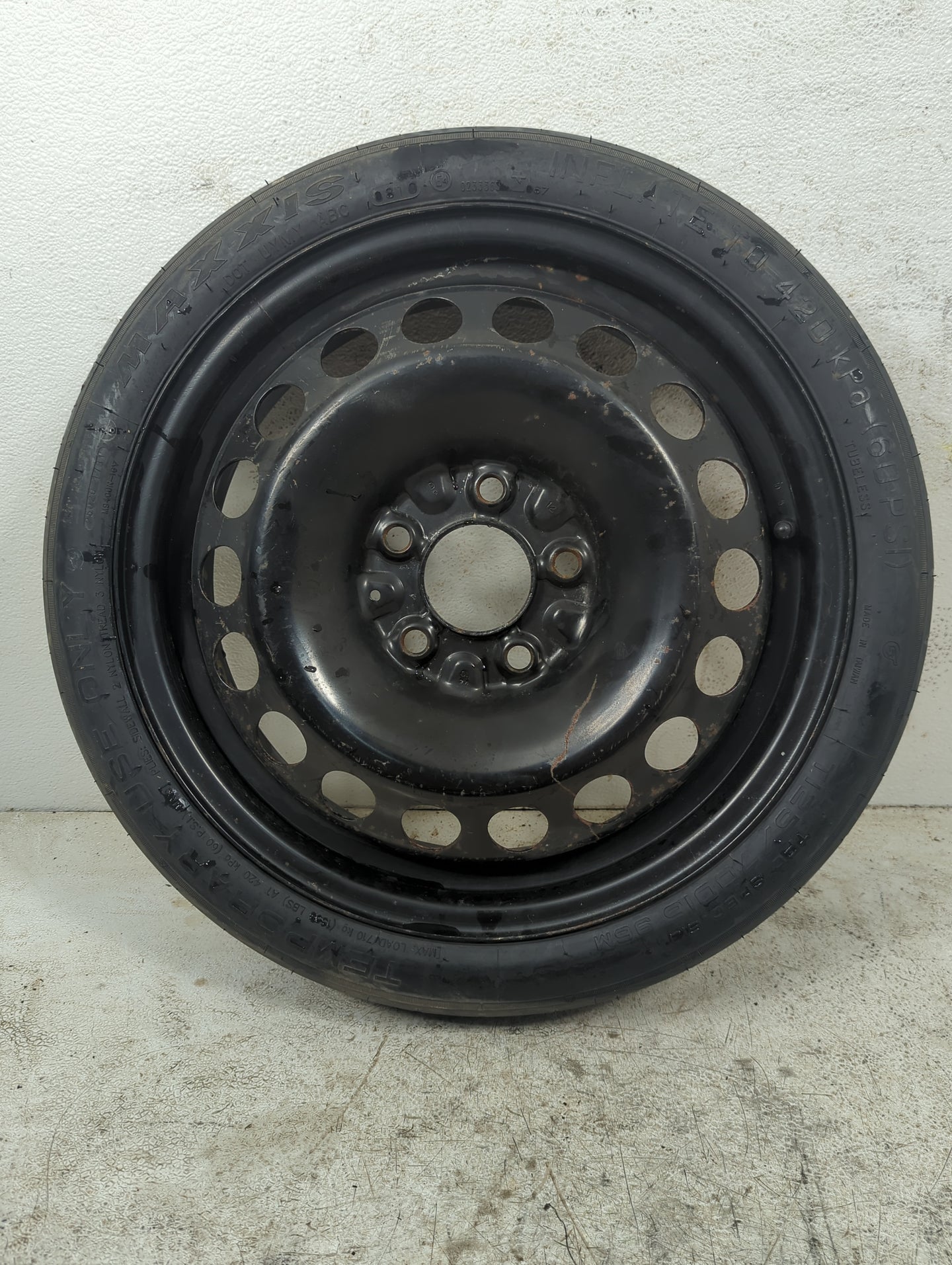 2010 Malibu Malibu Spare Donut Tire Wheel Rim Oem 5036555 - Oemusedautoparts1.com