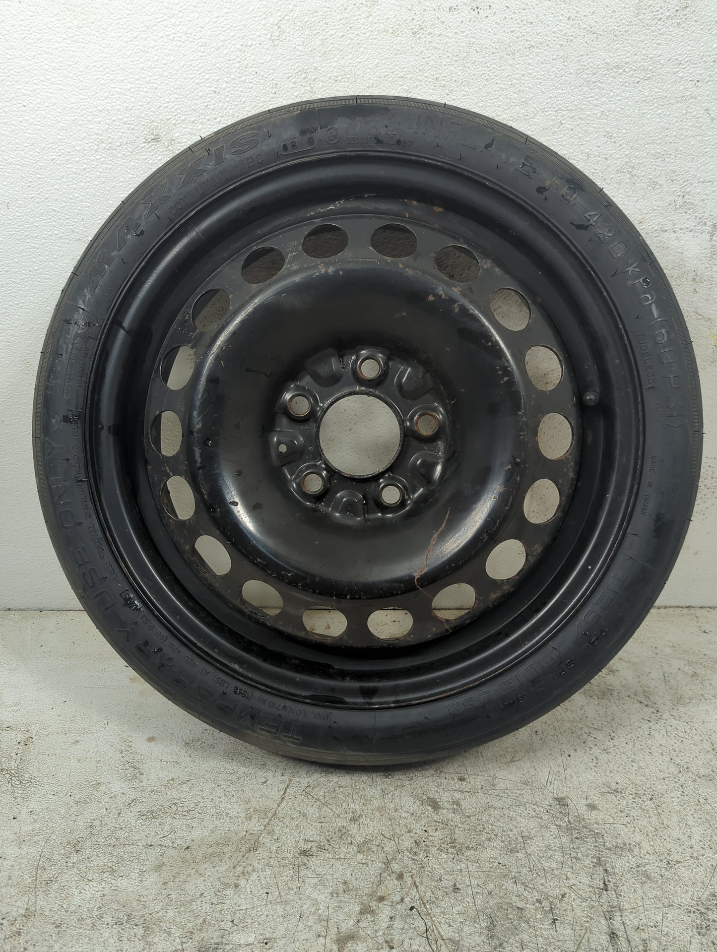 2010 Malibu Malibu Spare Donut Tire Wheel Rim Oem 5036555 - Oemusedautoparts1.com
