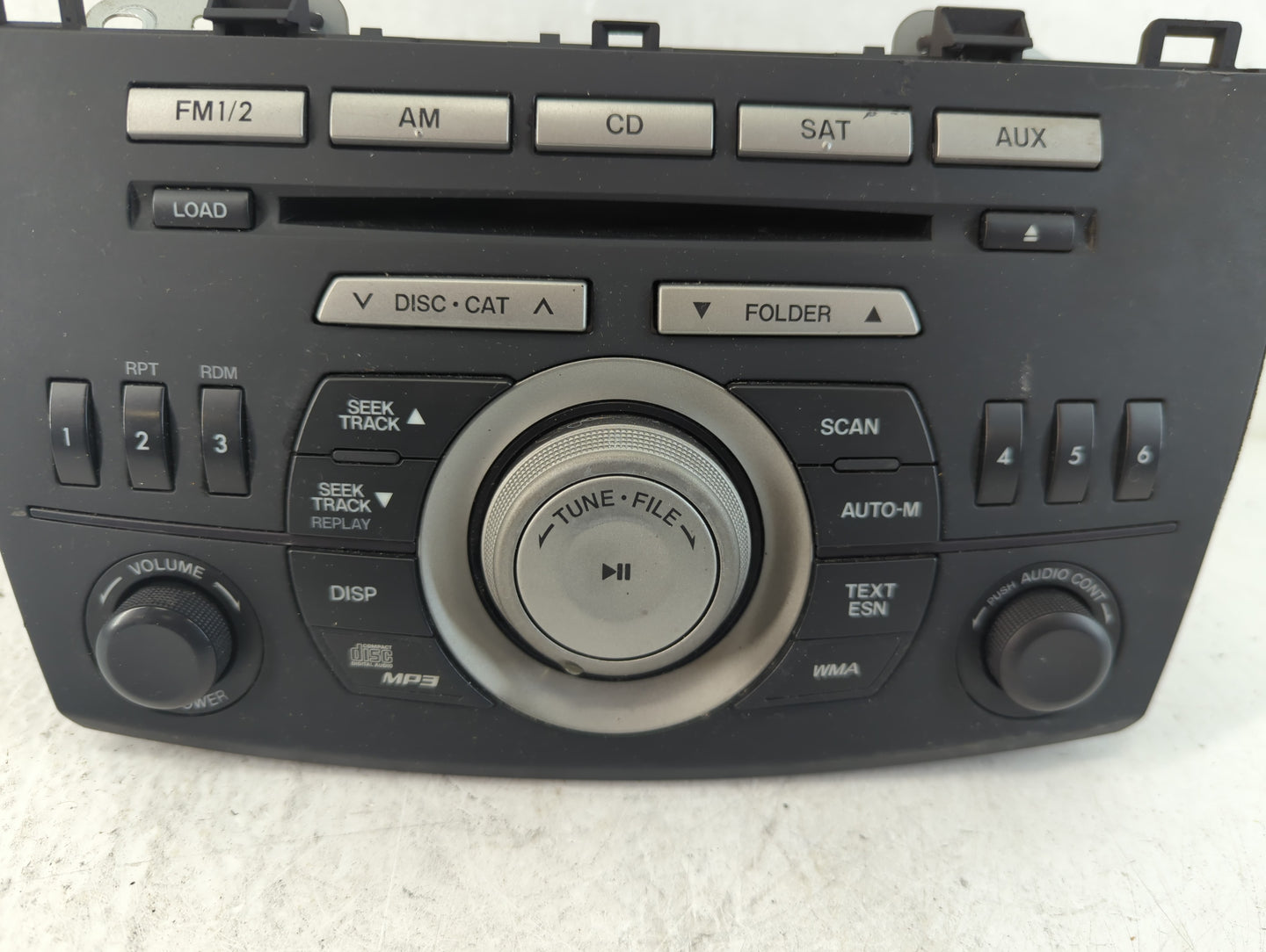 2010 Mazda 3 Radio AM FM Cd Player Receiver Replacement P/N:14799946 BBM2 66 AR0A Fits OEM Used Auto Parts - Oemusedautopart
