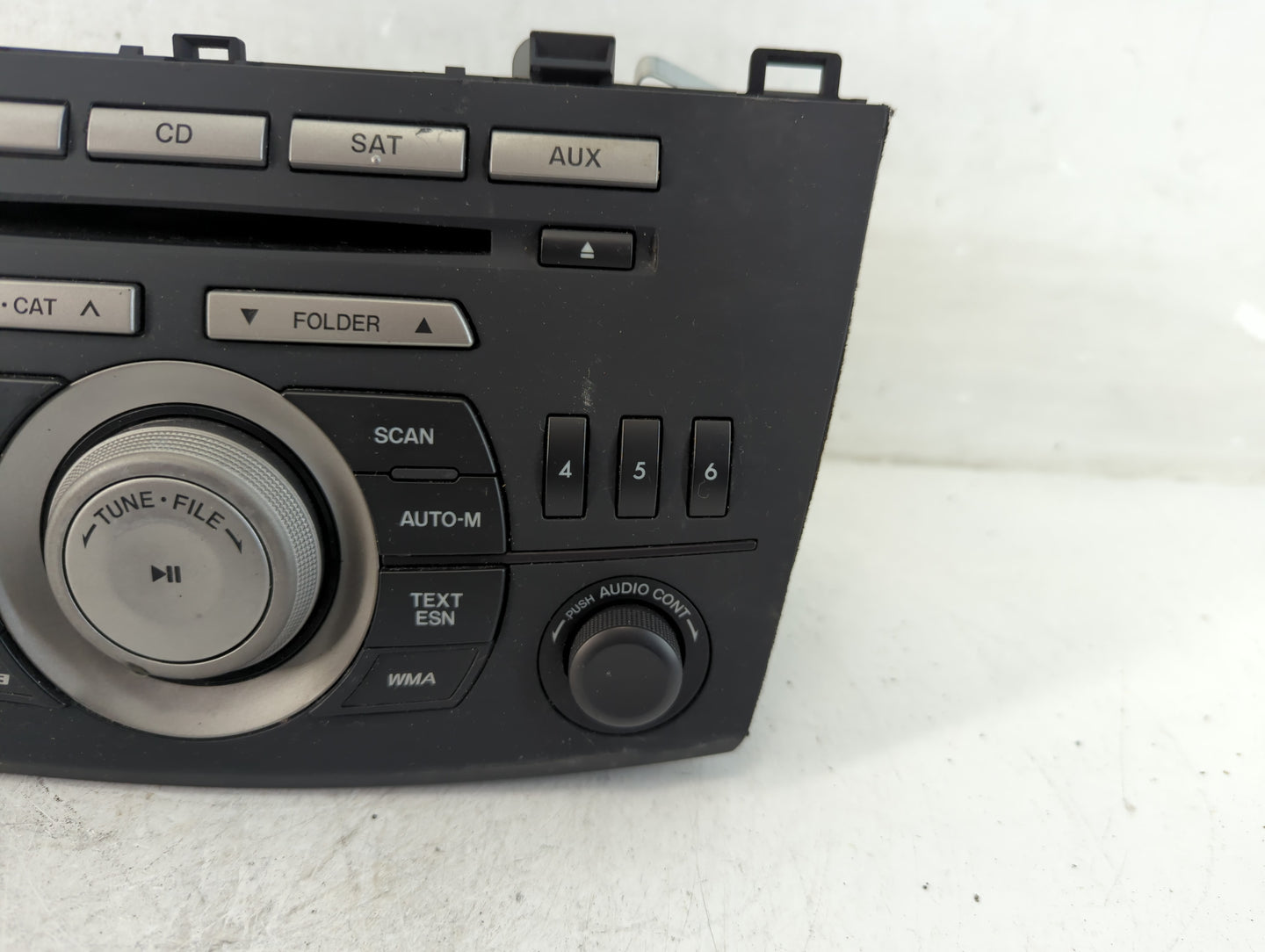 2010 Mazda 3 Radio AM FM Cd Player Receiver Replacement P/N:14799946 BBM2 66 AR0A Fits OEM Used Auto Parts - Oemusedautopart