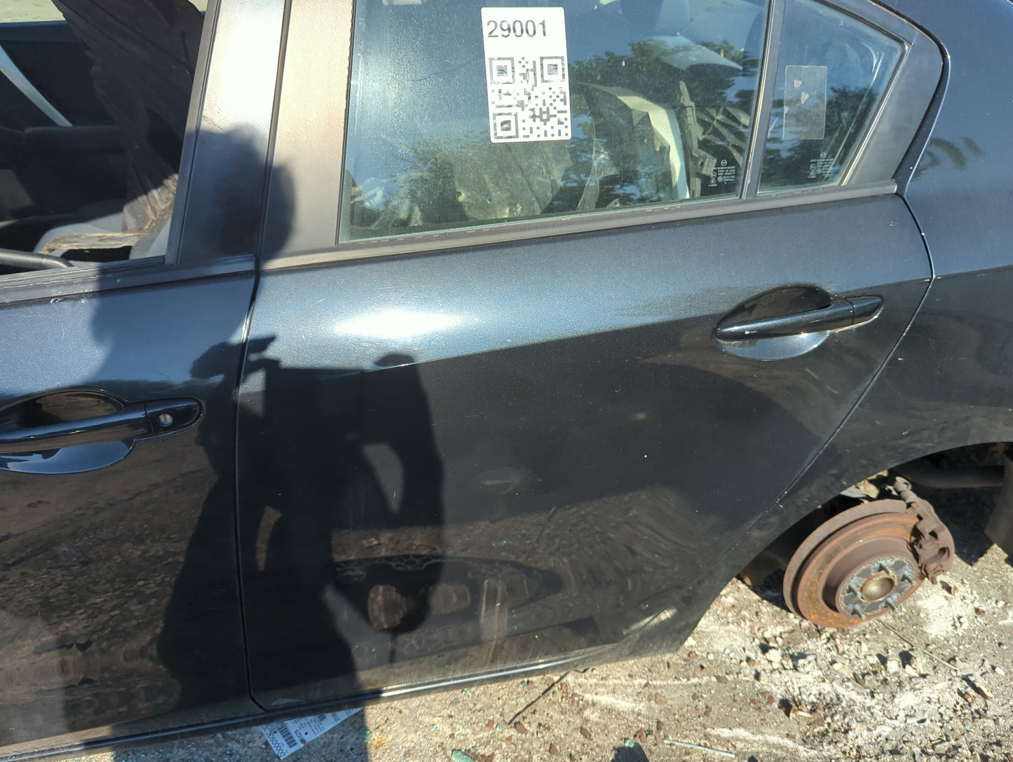 2010-2013 Mazda 3 Driver Rear Door Oem - Oemusedautoparts1.com