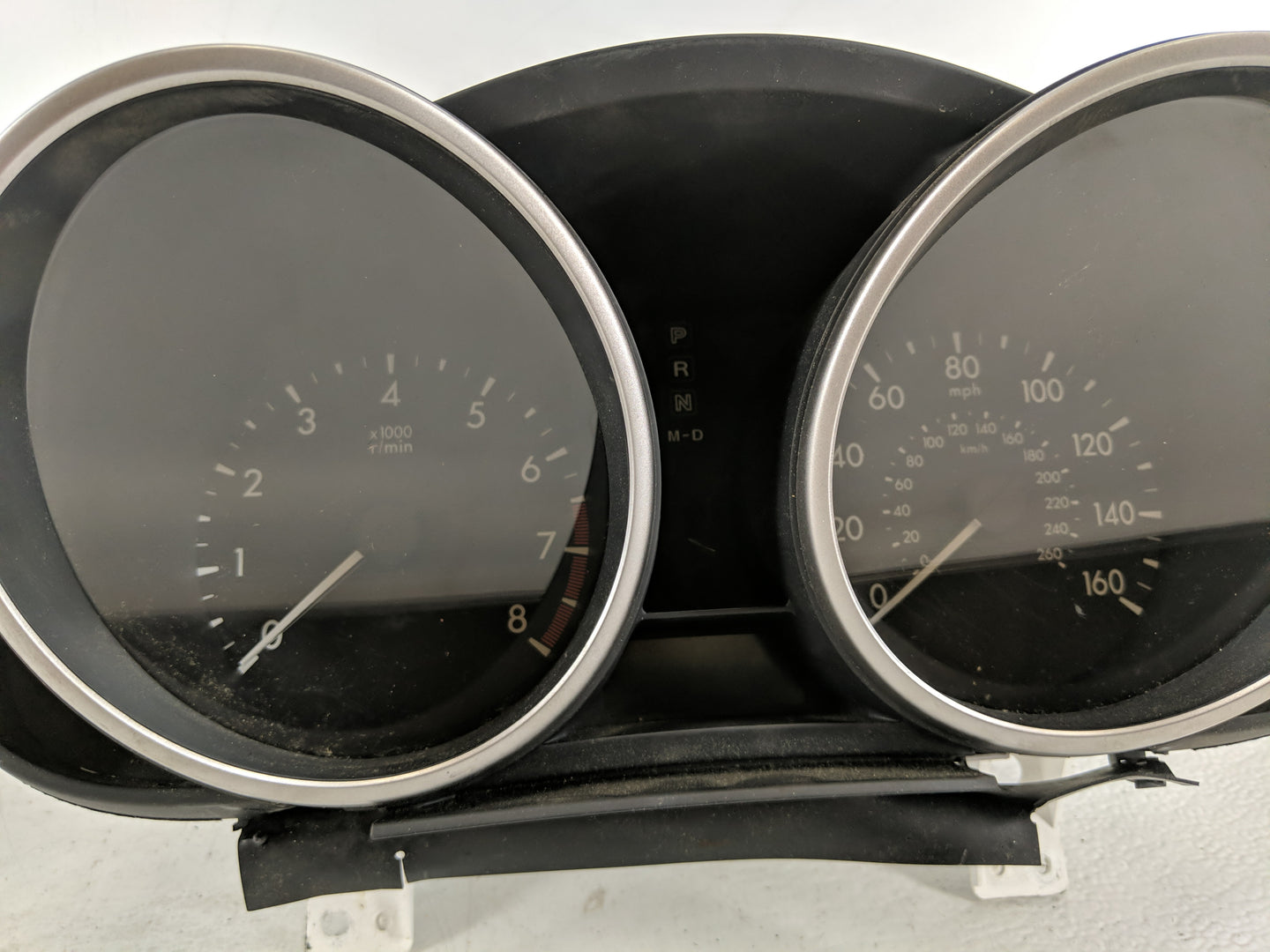 2010-2011 Mazda 3 Instrument Cluster Speedometer Gauges Fits Fits 2010 2011 OEM Used Auto Parts - Oemusedautoparts1.com