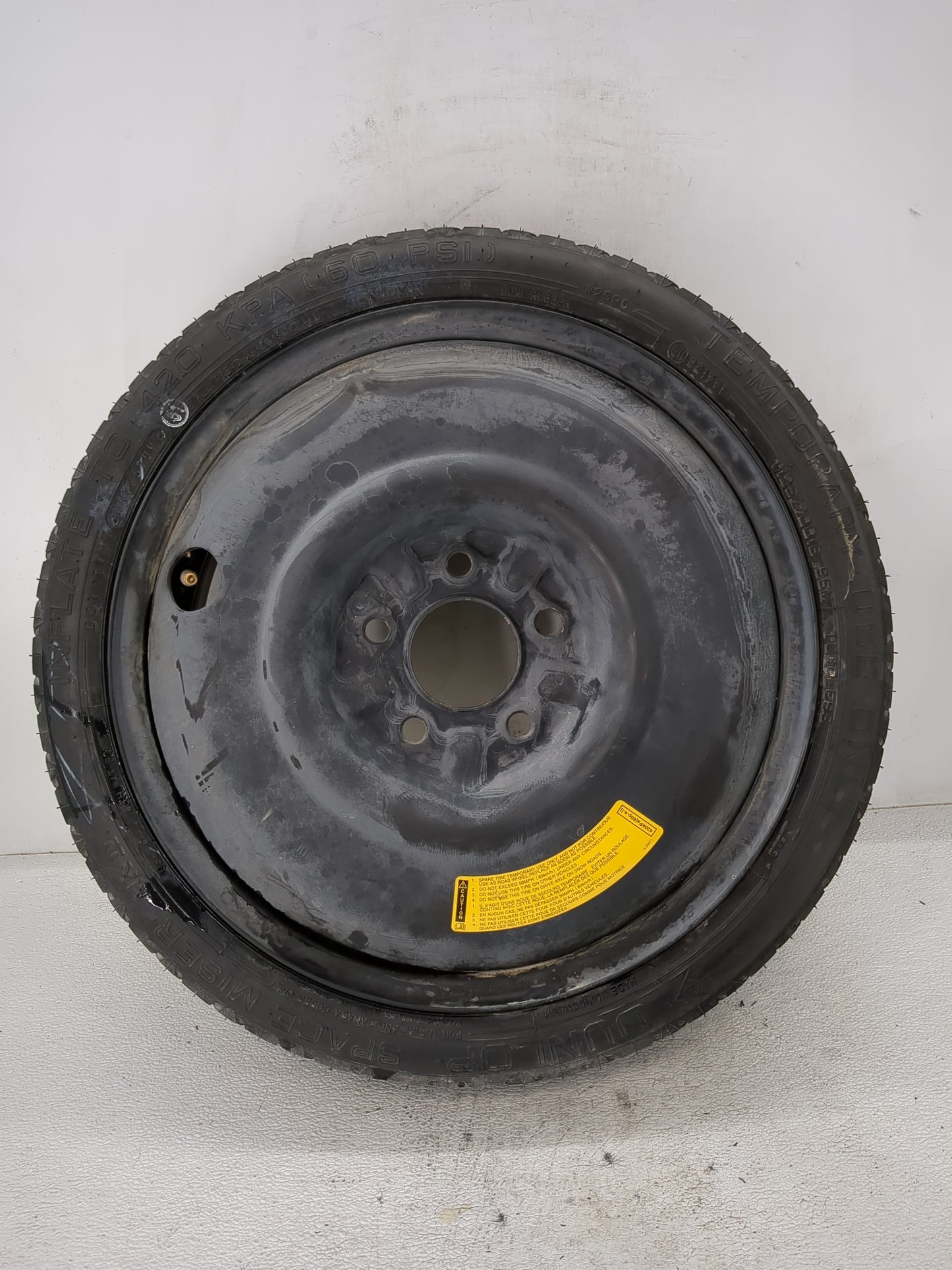 2004-2013 Mazda 3 Spare Donut Tire Wheel Rim Oem - Oemusedautoparts1.com