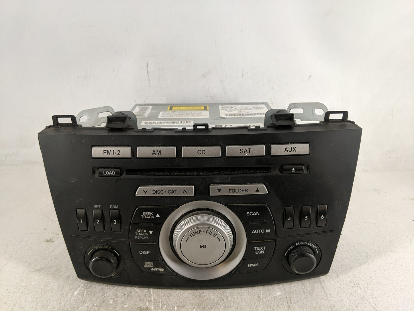 2010 Mazda 3 Radio AM FM Cd Player Receiver Replacement P/N:14799946 BBM2 66 AR0A Fits OEM Used Auto Parts - Oemusedautopart