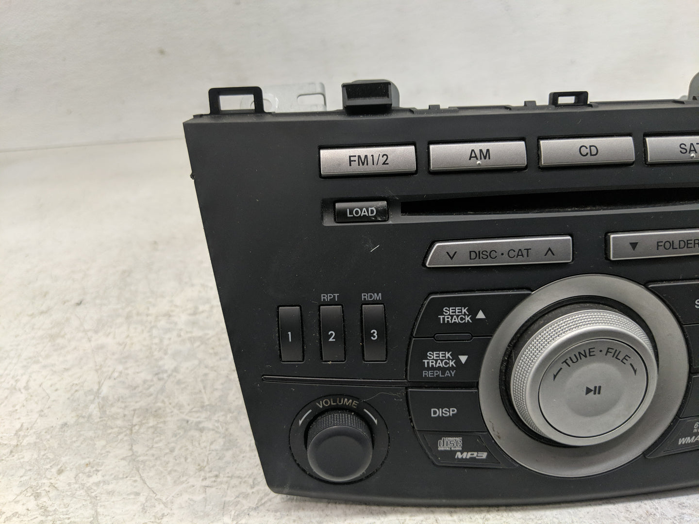 2010 Mazda 3 Radio AM FM Cd Player Receiver Replacement Fits OEM Used Auto Parts - Oemusedautoparts1.com