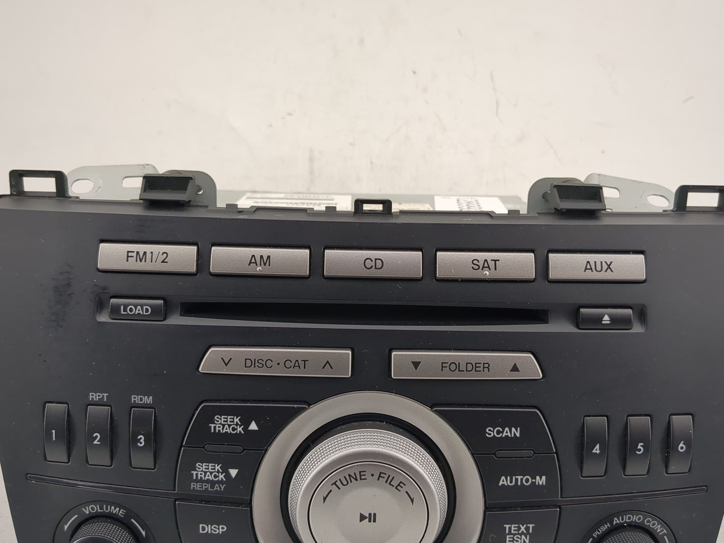 2010 Mazda 3 Radio AM FM Cd Player Receiver Replacement P/N:BBM466ARXB Fits OEM Used Auto Parts - Oemusedautoparts1.com