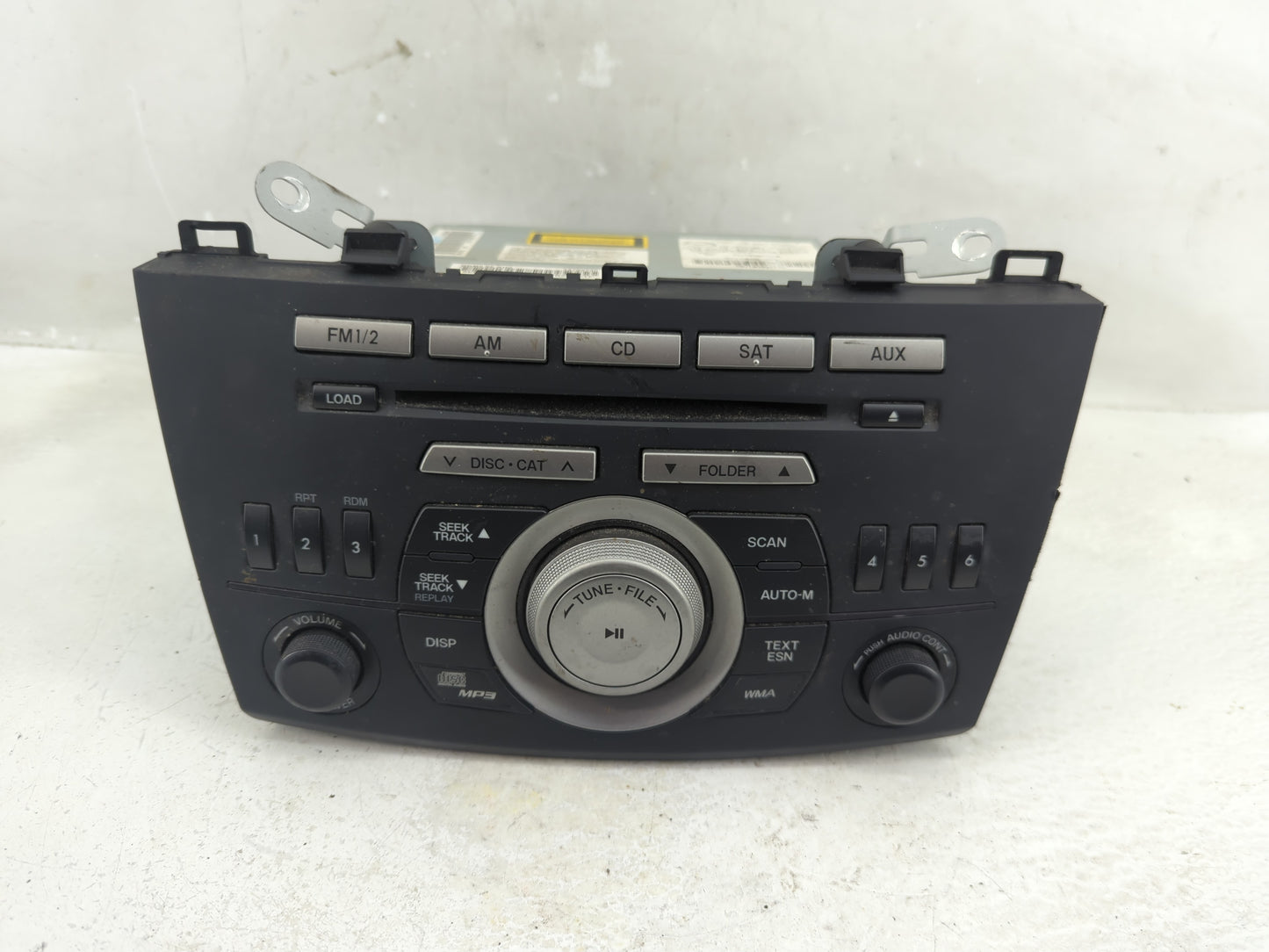 2010 Mazda 3 Radio AM FM Cd Player Receiver Replacement P/N:14799946 Fits OEM Used Auto Parts - Oemusedautoparts1.com