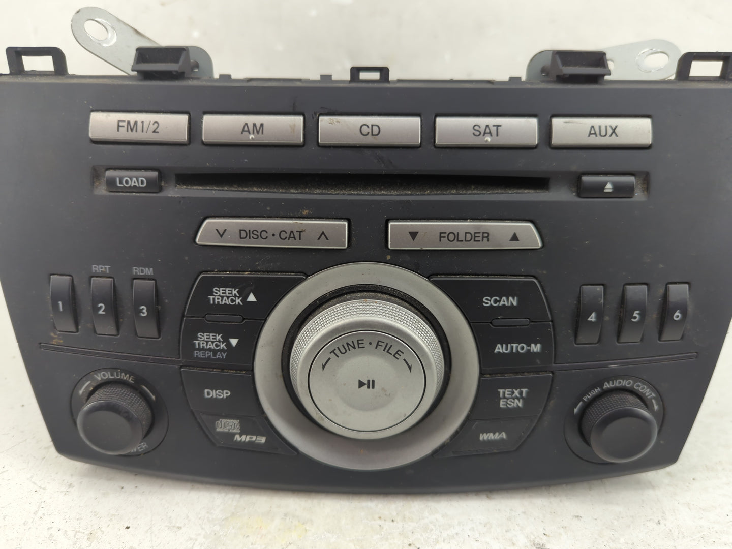 2010 Mazda 3 Radio AM FM Cd Player Receiver Replacement P/N:14799946 Fits OEM Used Auto Parts - Oemusedautoparts1.com