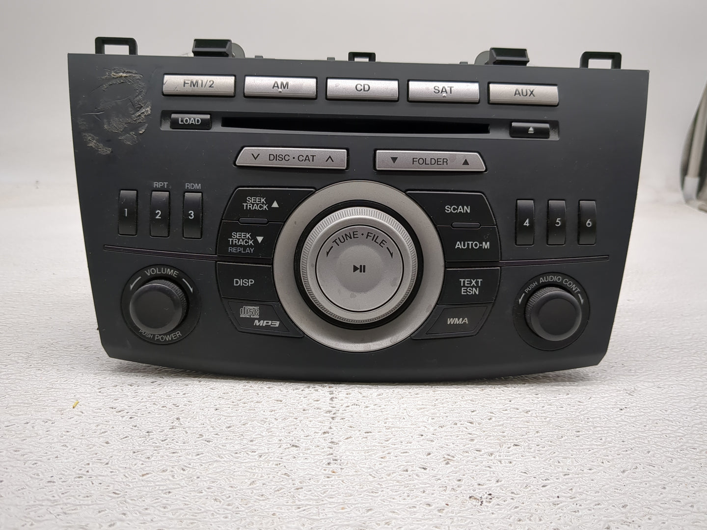 2010 Mazda 3 Radio AM FM Cd Player Receiver Replacement P/N:BBM2 66 AR0A Fits OEM Used Auto Parts - Oemusedautoparts1.com