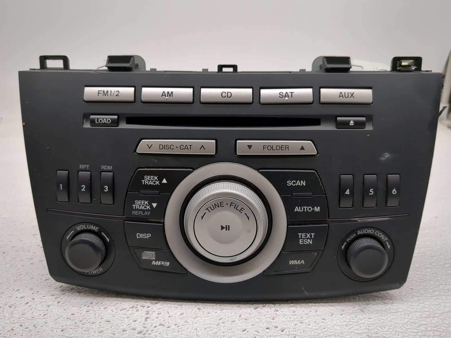 2010 Mazda 3 Radio AM FM Cd Player Receiver Replacement P/N:BBM2 66 AR0A Fits OEM Used Auto Parts - Oemusedautoparts1.com