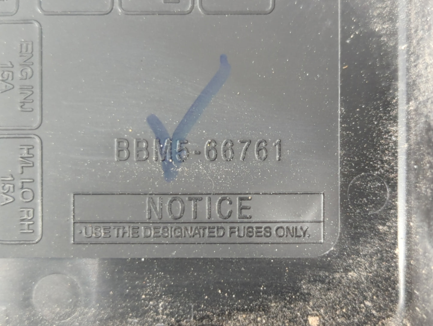 2010 Mazda 3 Fusebox Fuse Box Panel Relay Module Fits OEM Used Auto Parts - Oemusedautoparts1.com
