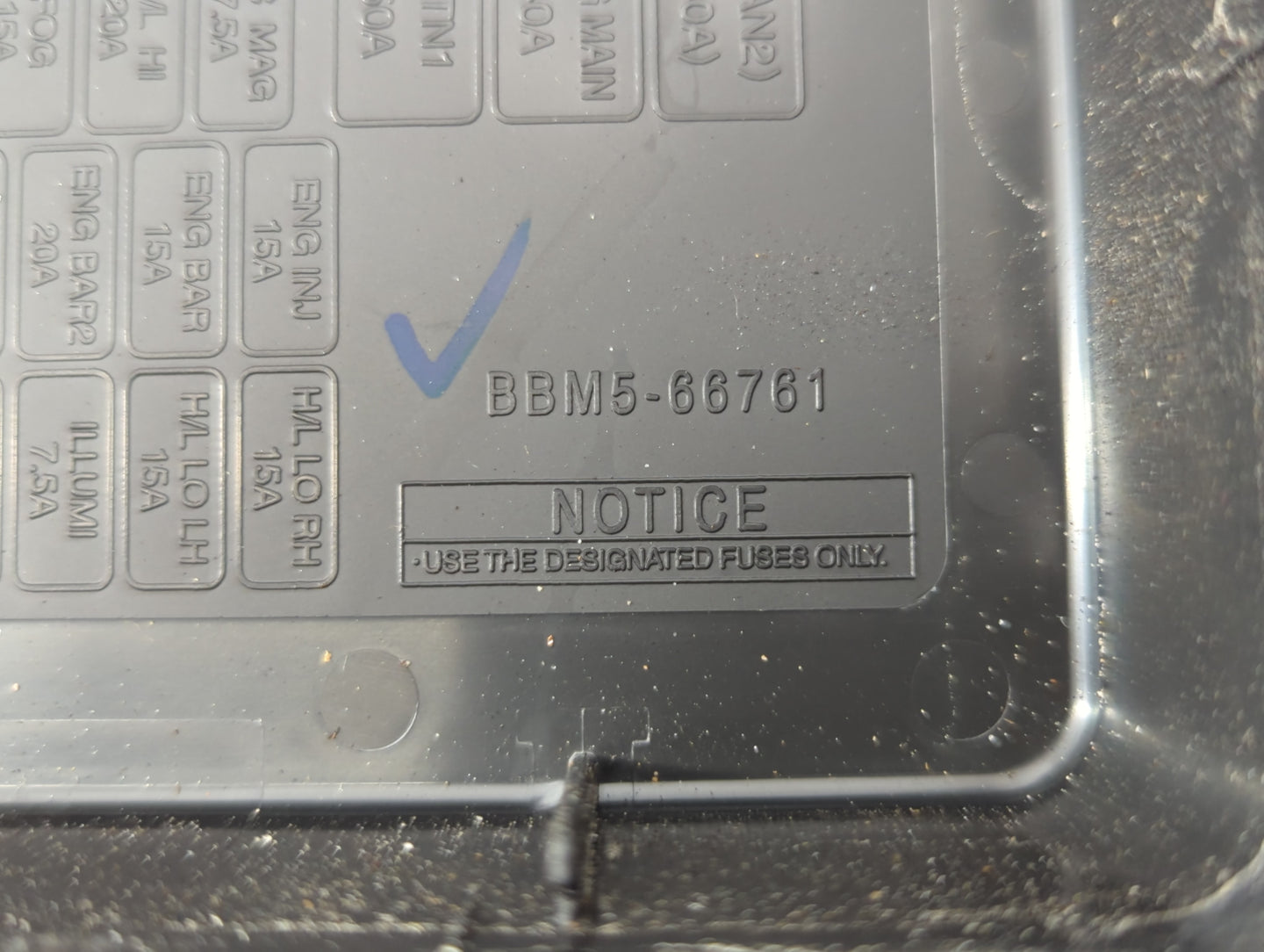 2010-2013 Mazda 3 Chassis Control Module Ccm Bcm Body Control Bbm5-66761 - Oemusedautoparts1.com