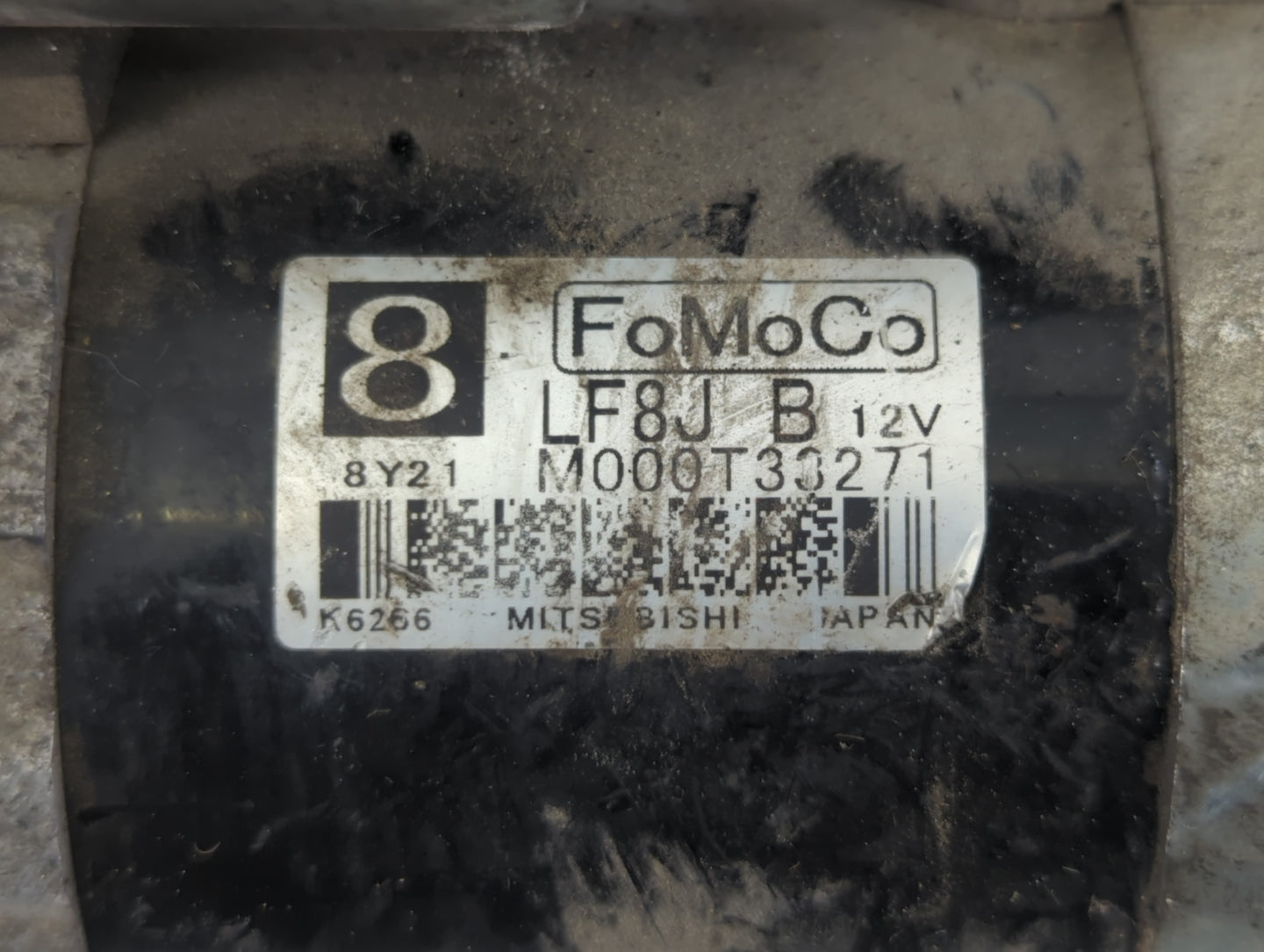 2010-2013 Mazda 3 Car Starter Motor Solenoid OEM P/N:M000T33271 Fits Fits 2010 2011 2012 2013 OEM Used Auto Parts - Oemuseda