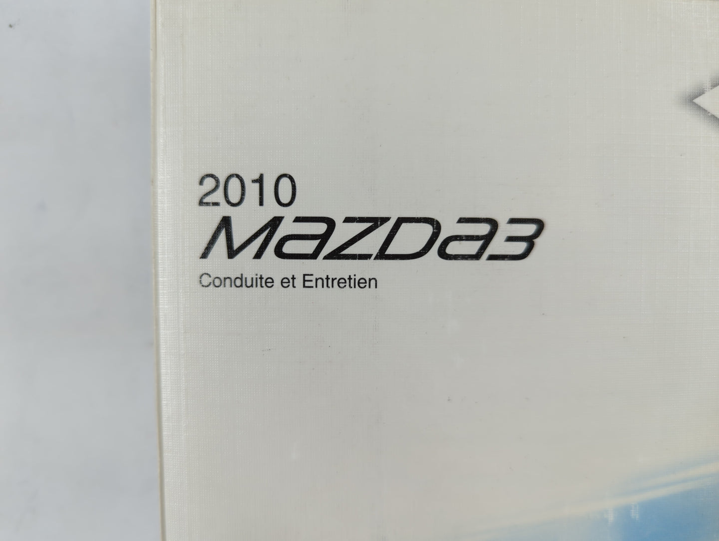2010 Mazda 3 Owners Manual Book Guide OEM Used Auto Parts - Oemusedautoparts1.com
