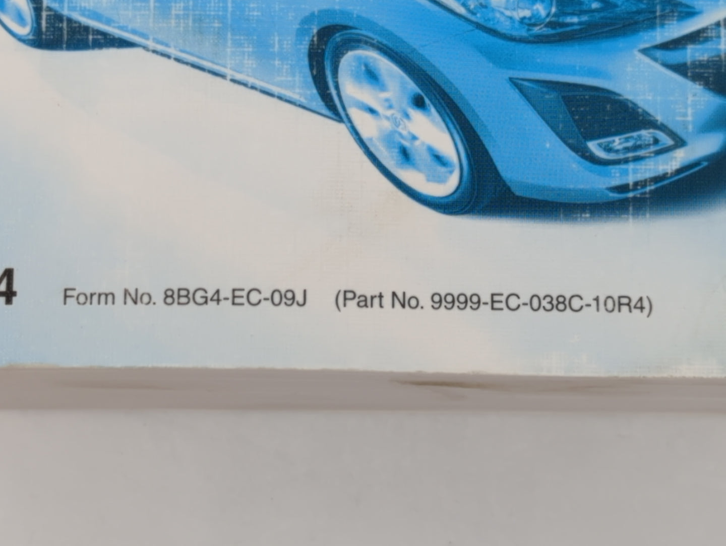 2010 Mazda 3 Owners Manual Book Guide P/N:9999-EC-038C-10R4 OEM Used Auto Parts - Oemusedautoparts1.com