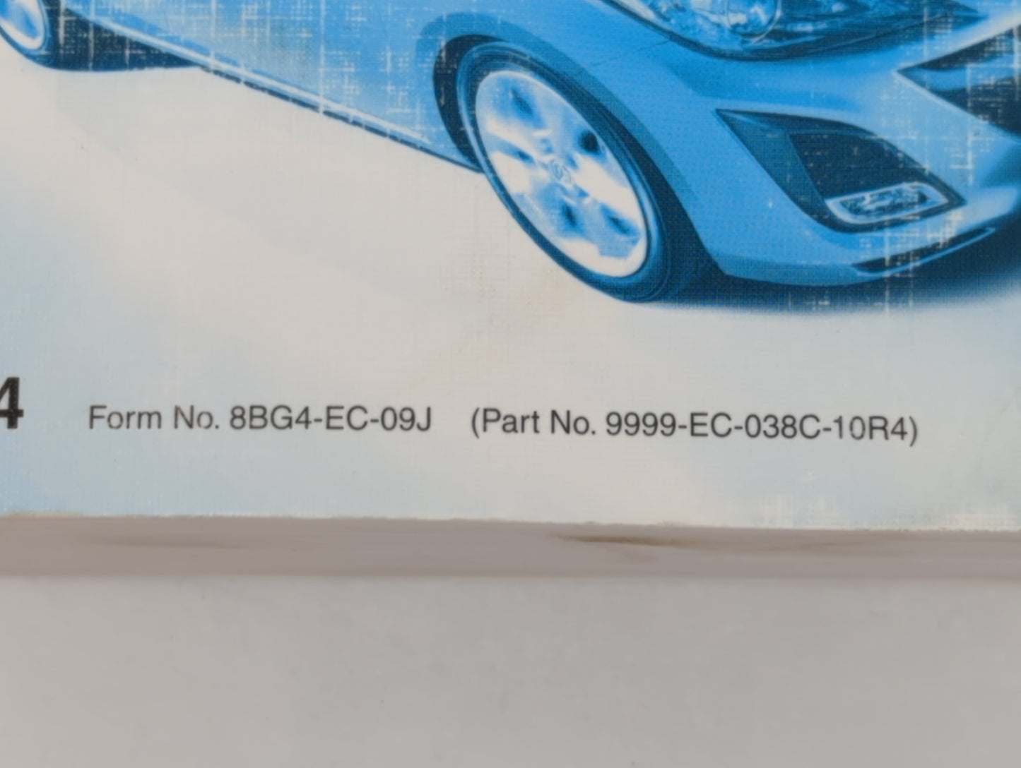 2010 Mazda 3 Owners Manual Book Guide P/N:9999-EC-038C-10R4 OEM Used Auto Parts - Oemusedautoparts1.com