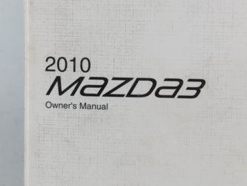 2010 Mazda 3 Owners Manual Book Guide P/N:9999-EC-038C-10R3 OEM Used Auto Parts