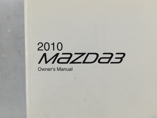 2010 Mazda 3 Owners Manual Book Guide P/N:8AD4-EA-09A OEM Used Auto Parts
