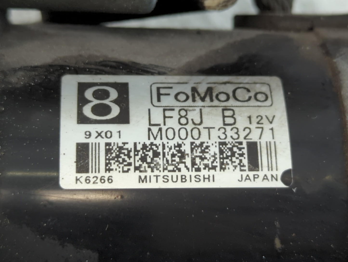 2010-2013 Mazda 3 Car Starter Motor Solenoid OEM P/N:M000T33271 Fits Fits 2010 2011 2012 2013 OEM Used Auto Parts - Oemuseda