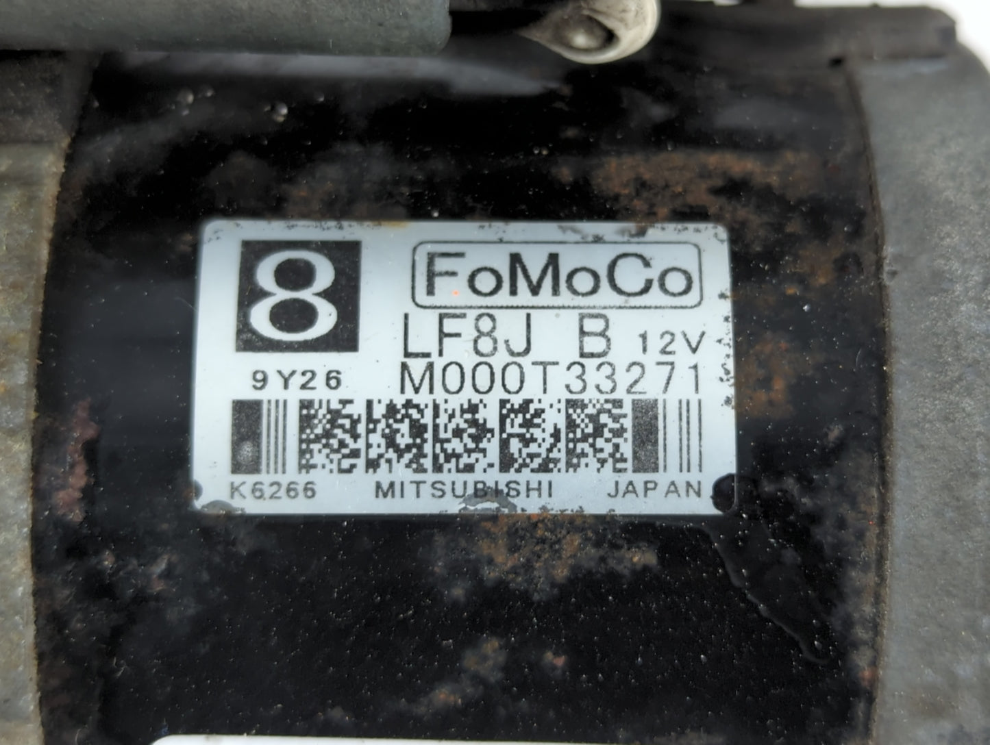 2010-2013 Mazda 3 Car Starter Motor Solenoid OEM P/N:M000T33271 Fits Fits 2010 2011 2012 2013 OEM Used Auto Parts - Oemuseda
