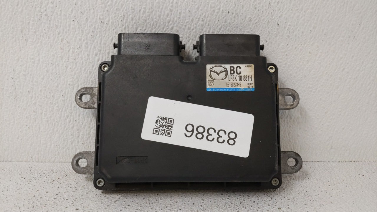 2010 Mazda 3 PCM Engine Control Computer ECU ECM PCU OEM P/N:LF8K 18 881H Fits OEM Used Auto Parts - Oemusedautoparts1.com