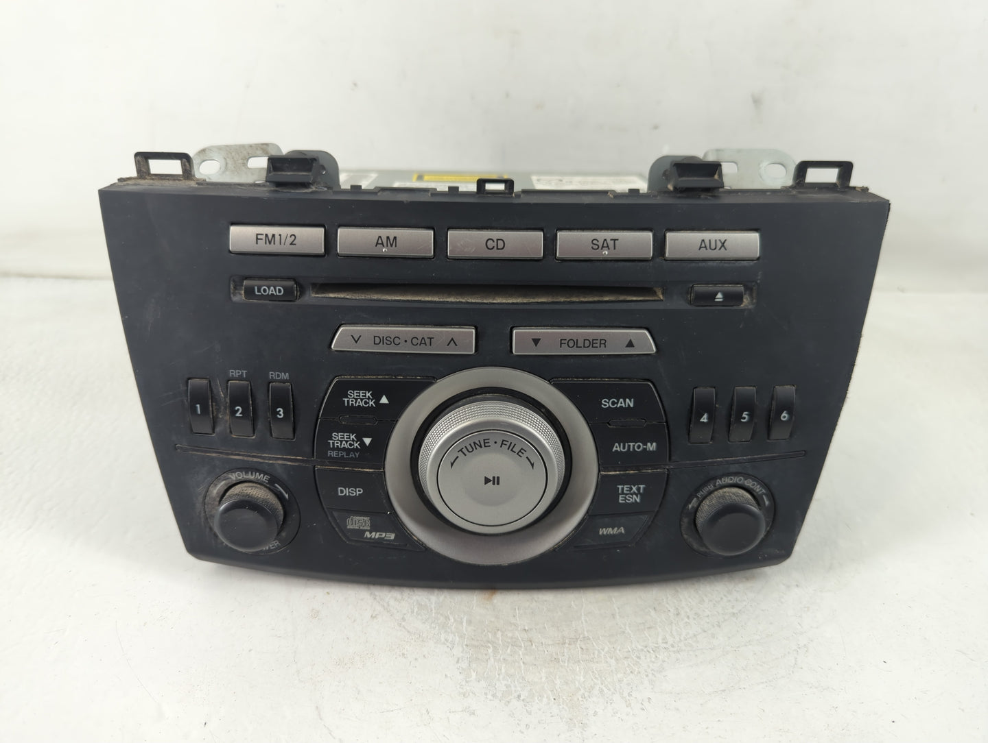2010 Mazda 3 Radio AM FM Cd Player Receiver Replacement P/N:BBM2 66 AR0A Fits OEM Used Auto Parts - Oemusedautoparts1.com