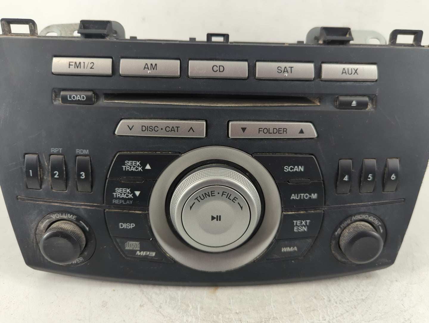 2010 Mazda 3 Radio AM FM Cd Player Receiver Replacement P/N:BBM2 66 AR0A Fits OEM Used Auto Parts - Oemusedautoparts1.com