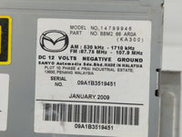2010 Mazda 3 Radio AM FM Cd Player Receiver Replacement P/N:BBM2 66 AR0A Fits OEM Used Auto Parts - Oemusedautoparts1.com