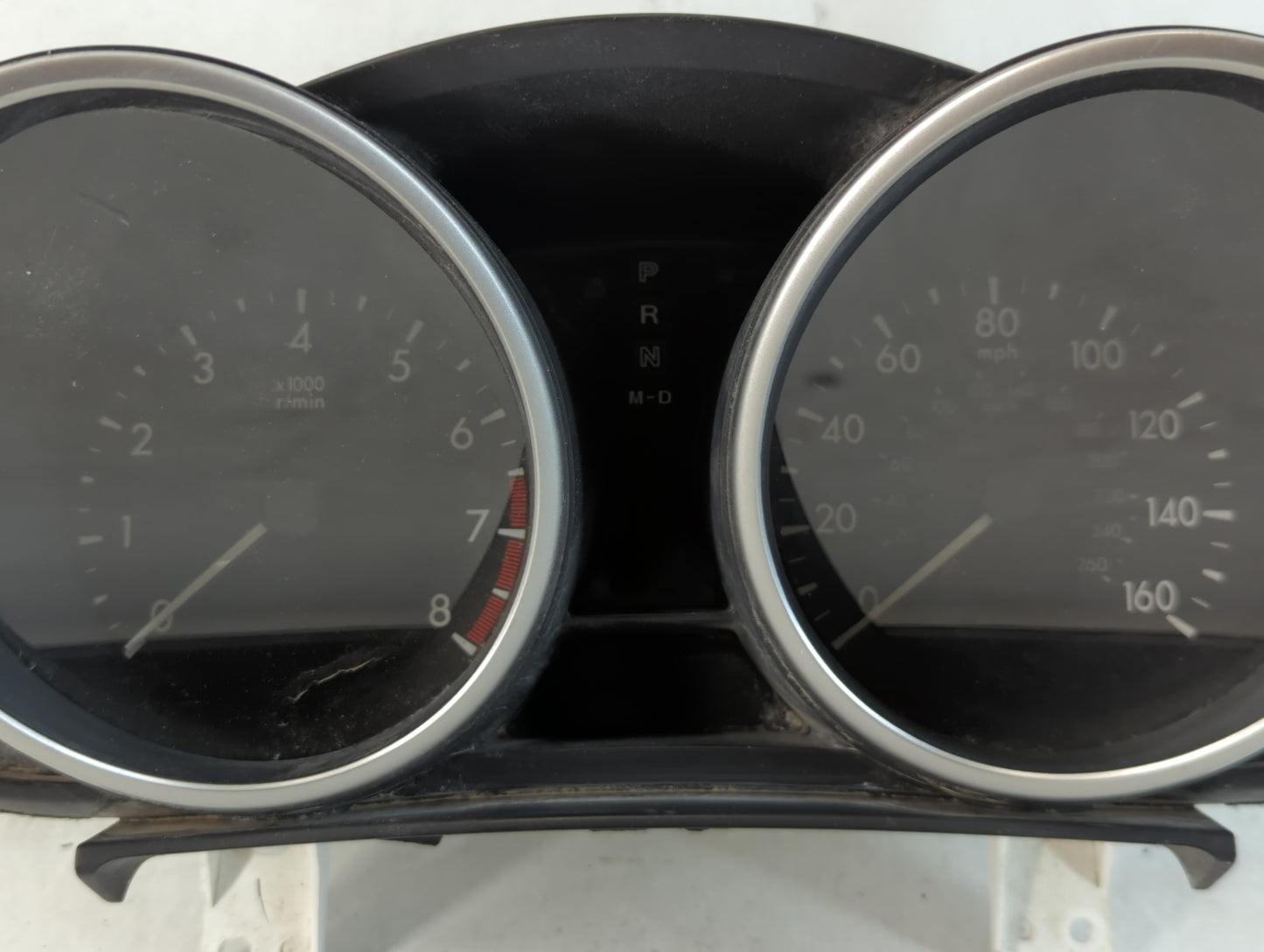 2010-2011 Mazda 3 Instrument Cluster Speedometer Gauges P/N:BBM6 55 430 Fits Fits 2010 2011 OEM Used Auto Parts - Oemusedaut