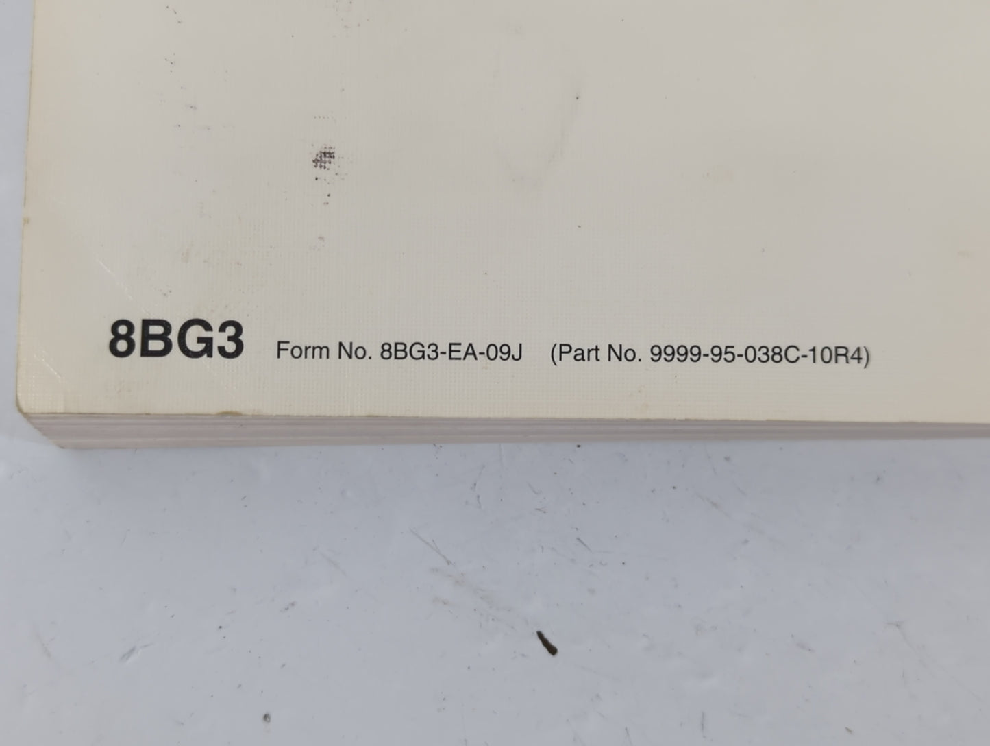 2010 Mazda 3 Owners Manual Book Guide P/N:8BG3-EA-09J OEM Used Auto Parts - Oemusedautoparts1.com